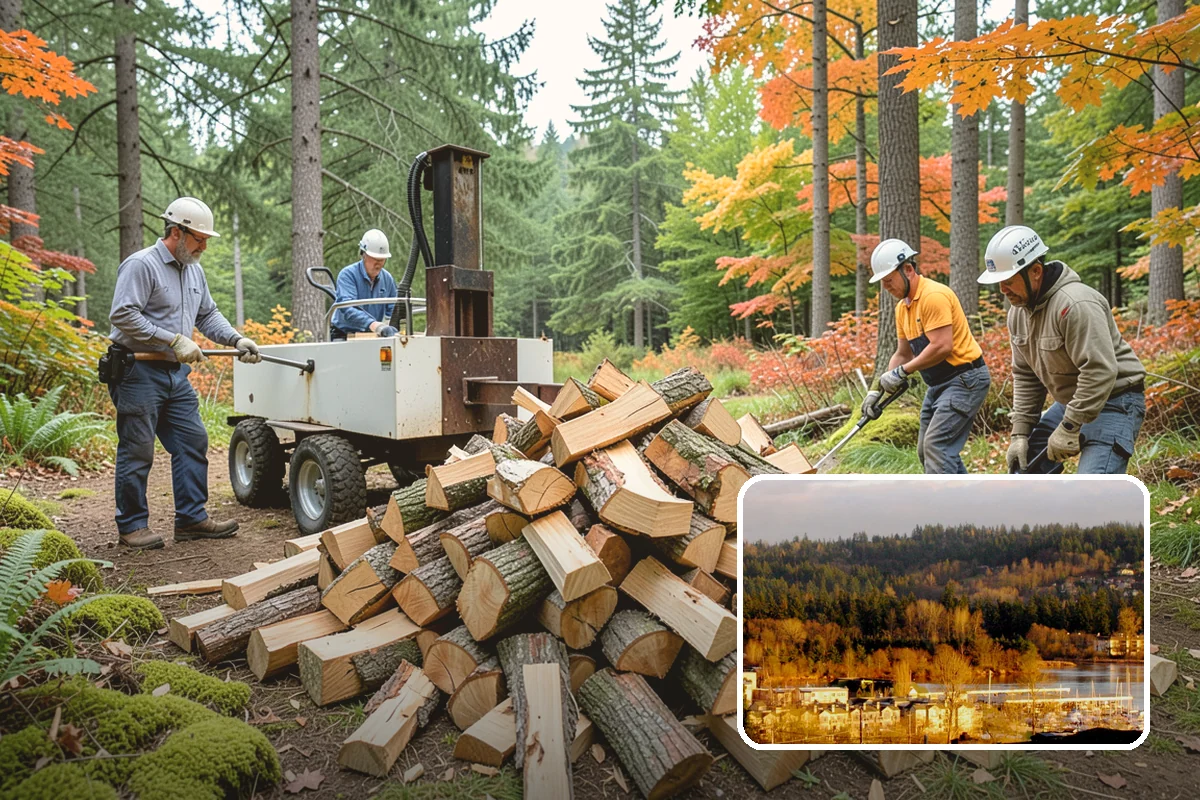 Sustainable Firewood in Kenmore, King County, WA - Sourced with care for regional forest health