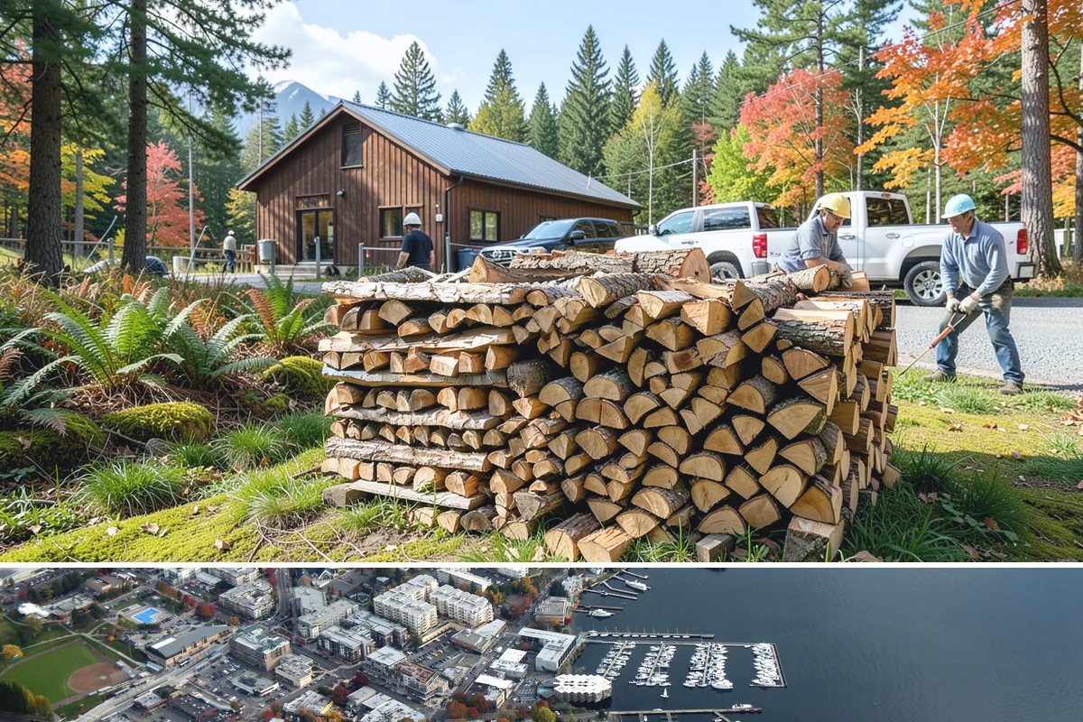 Sustainable Firewood in Kirkland, King County, WA - Available year-round, with fall and winter ordering popular as households stock up responsibly for the heating season.