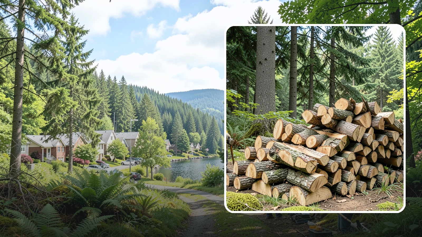 Sustainable Firewood in Lake Forest Park, King County, WA - We supply firewood sourced with care for the Pacific Northwest forests and communities that produce it.