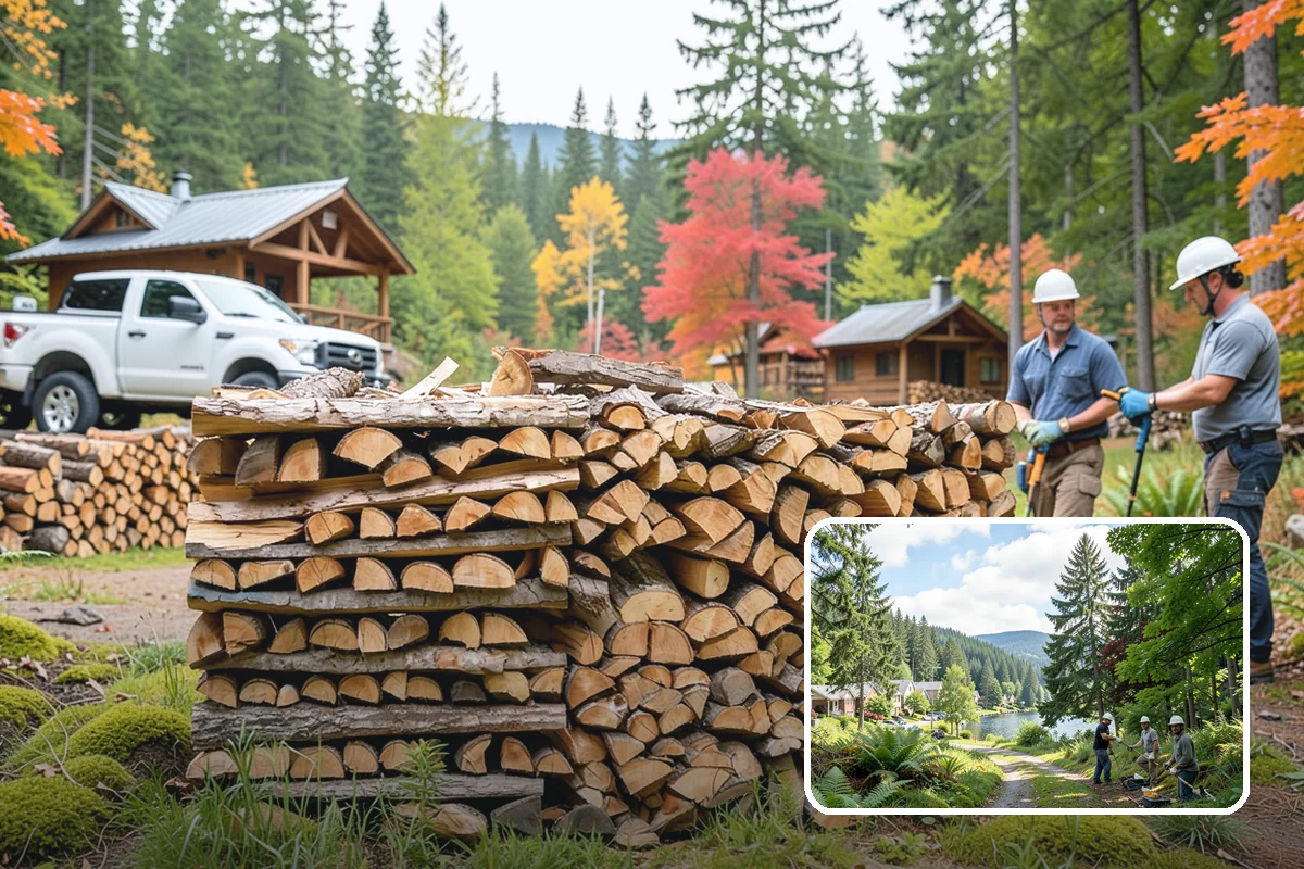 Sustainable Firewood in Lake Forest Park, King County, WA - Sourced with care for regional forest health