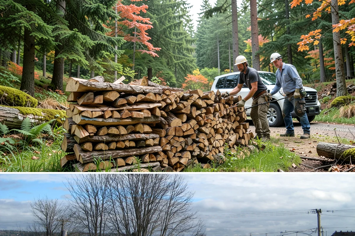 Sustainable Firewood in Langley, Island County, WA - Available year-round, with fall and winter ordering popular as households stock up responsibly for the heating season.