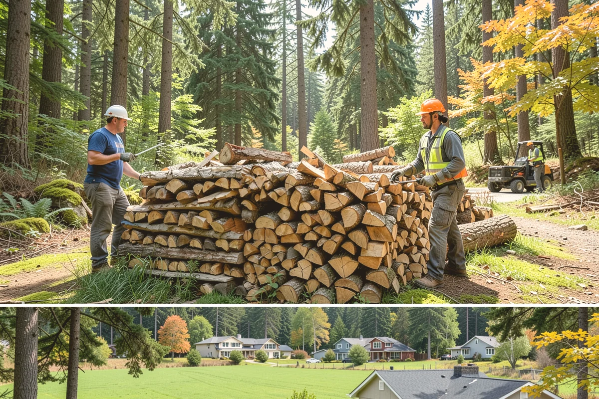Sustainable Firewood in Lyman, Skagit County, WA - Available year-round, with fall and winter ordering popular as households stock up responsibly for the heating season.