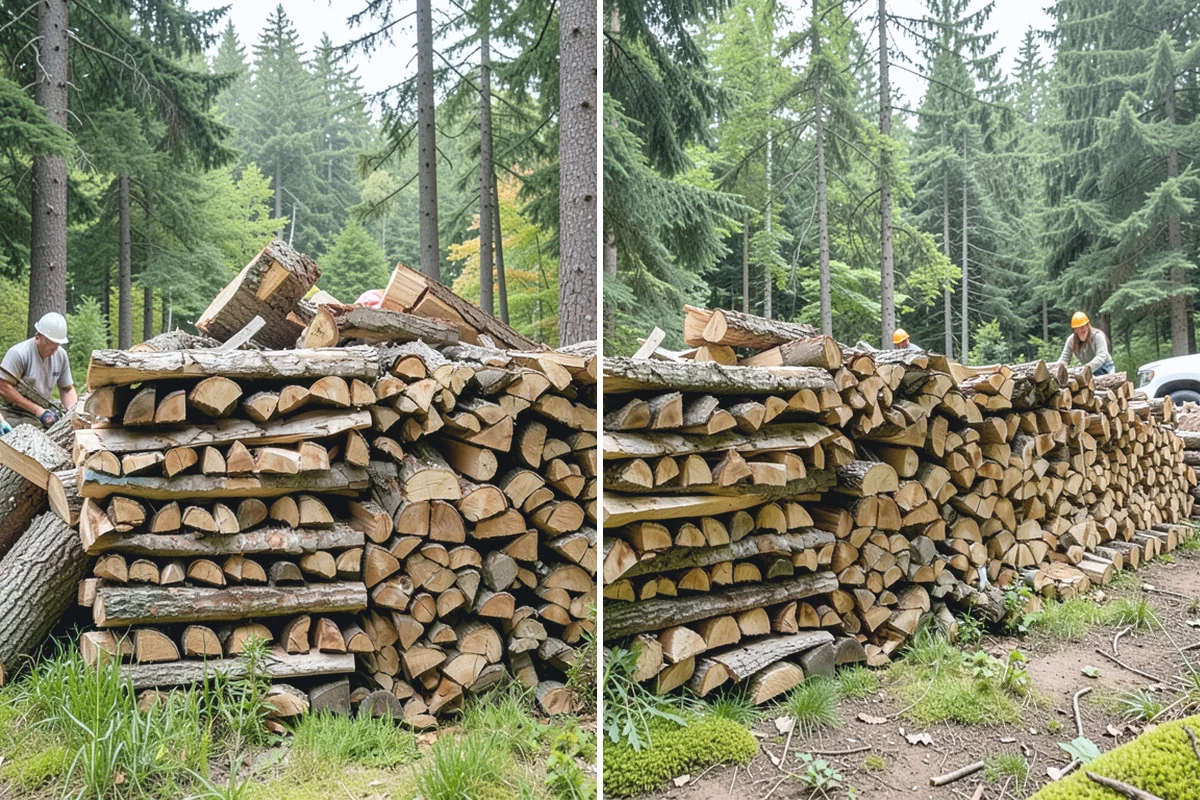 Sustainable Firewood in Marysville, Snohomish County, WA - Identify responsibly managed and salvageable sources