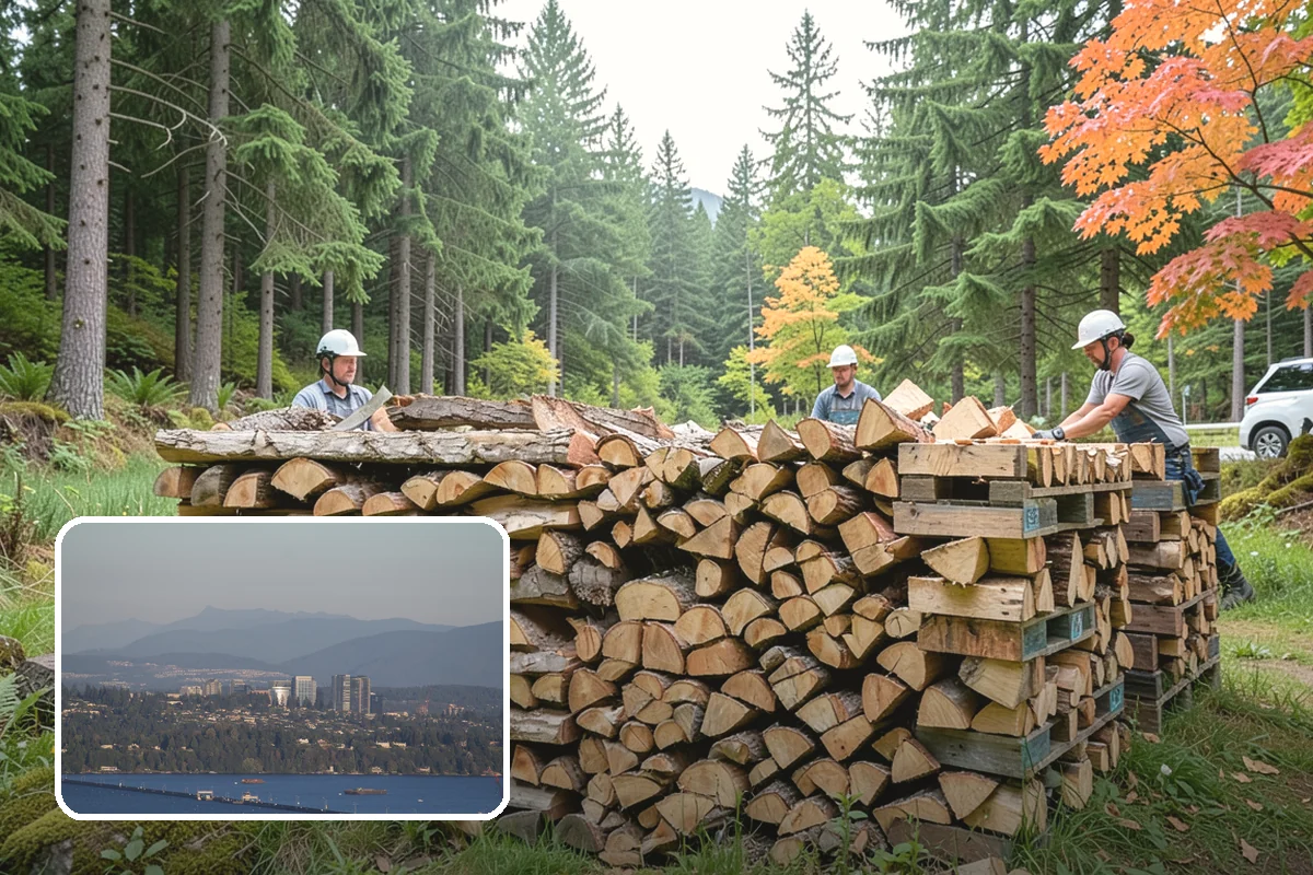Sustainable Firewood in Medina, King County, WA - Sourced with care for regional forest health