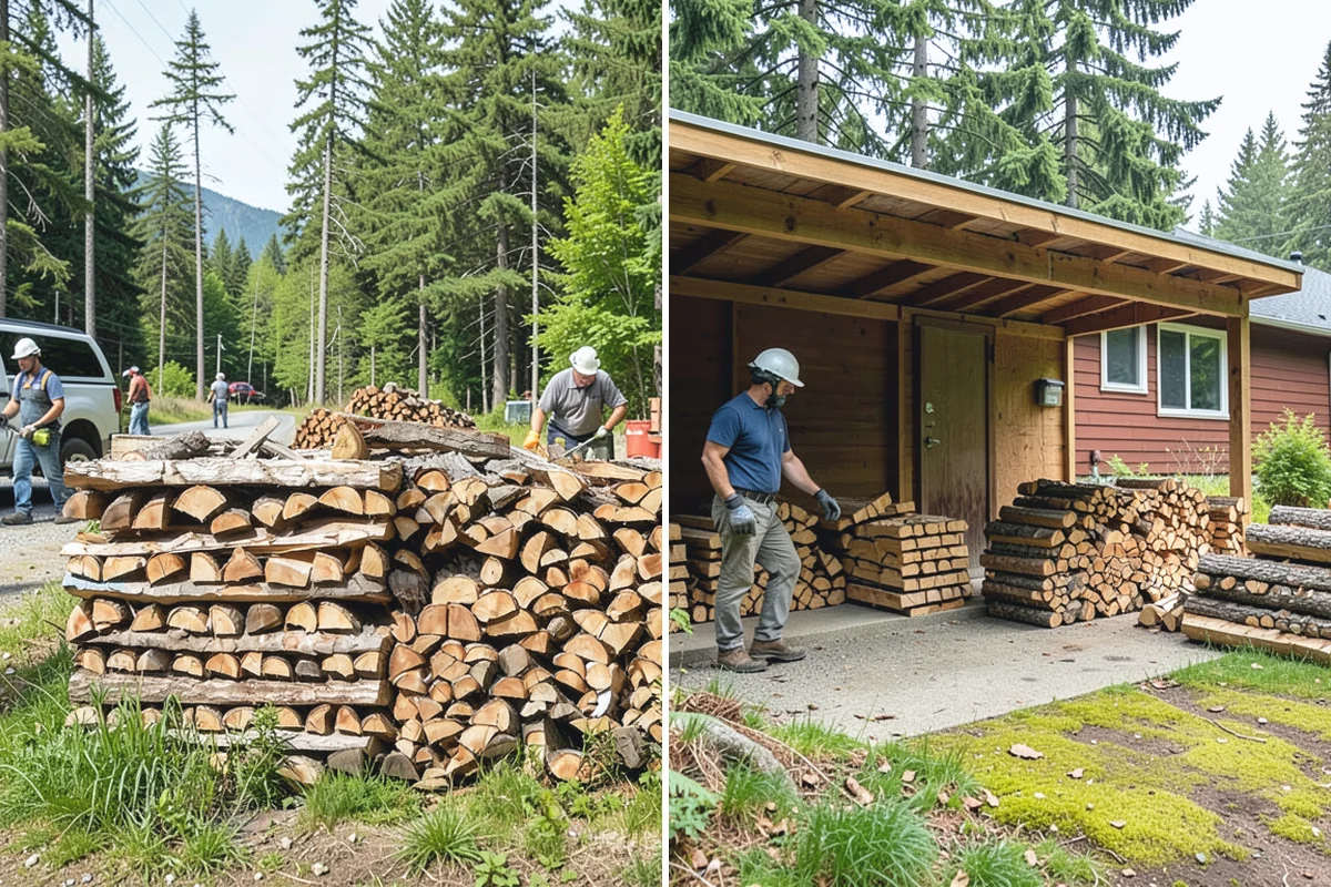 Sustainable Firewood in Medina, King County, WA - Identify responsibly managed and salvageable sources