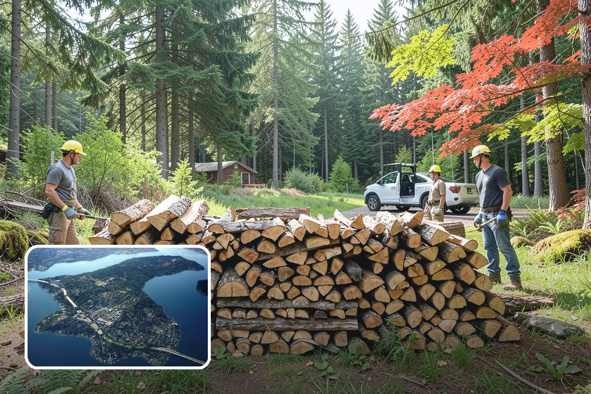 Sustainable Firewood in Mercer Island, King County, WA - Sourced with care for regional forest health