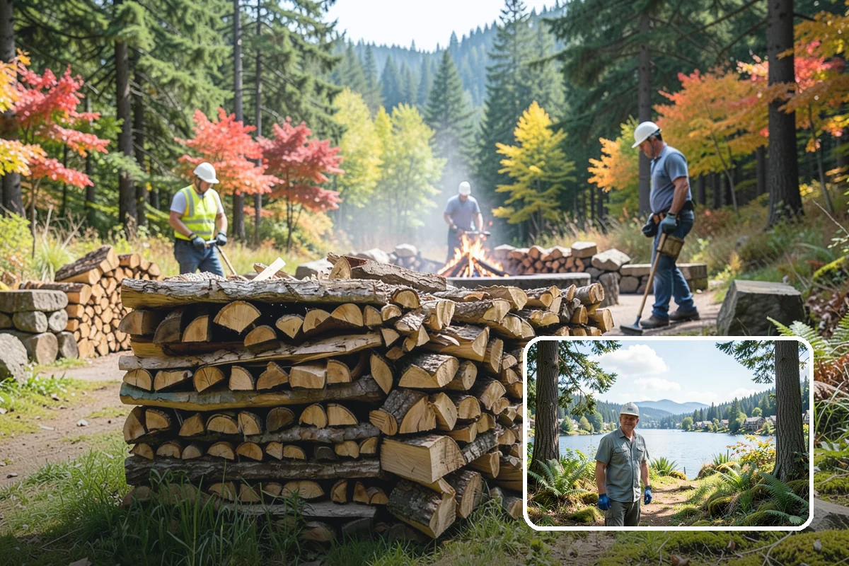 Sustainable Firewood in Milton, King County, WA - Sourced with care for regional forest health
