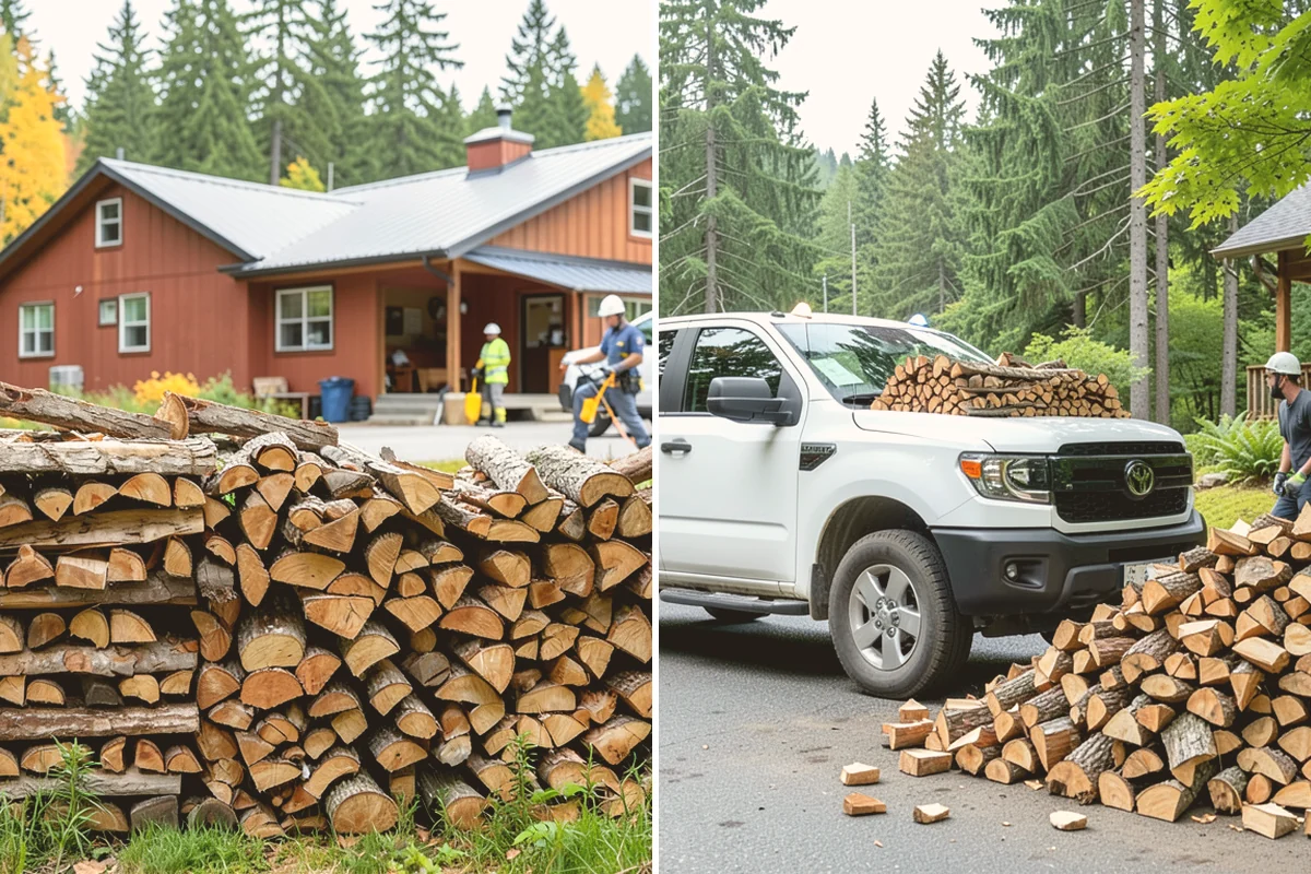 Sustainable Firewood in Milton, King County, WA - Identify responsibly managed and salvageable sources