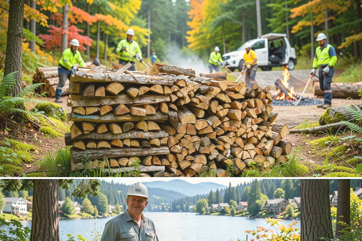 Sustainable Firewood in Milton, King County, WA - Available year-round, with fall and winter ordering popular as households stock up responsibly for the heating season.