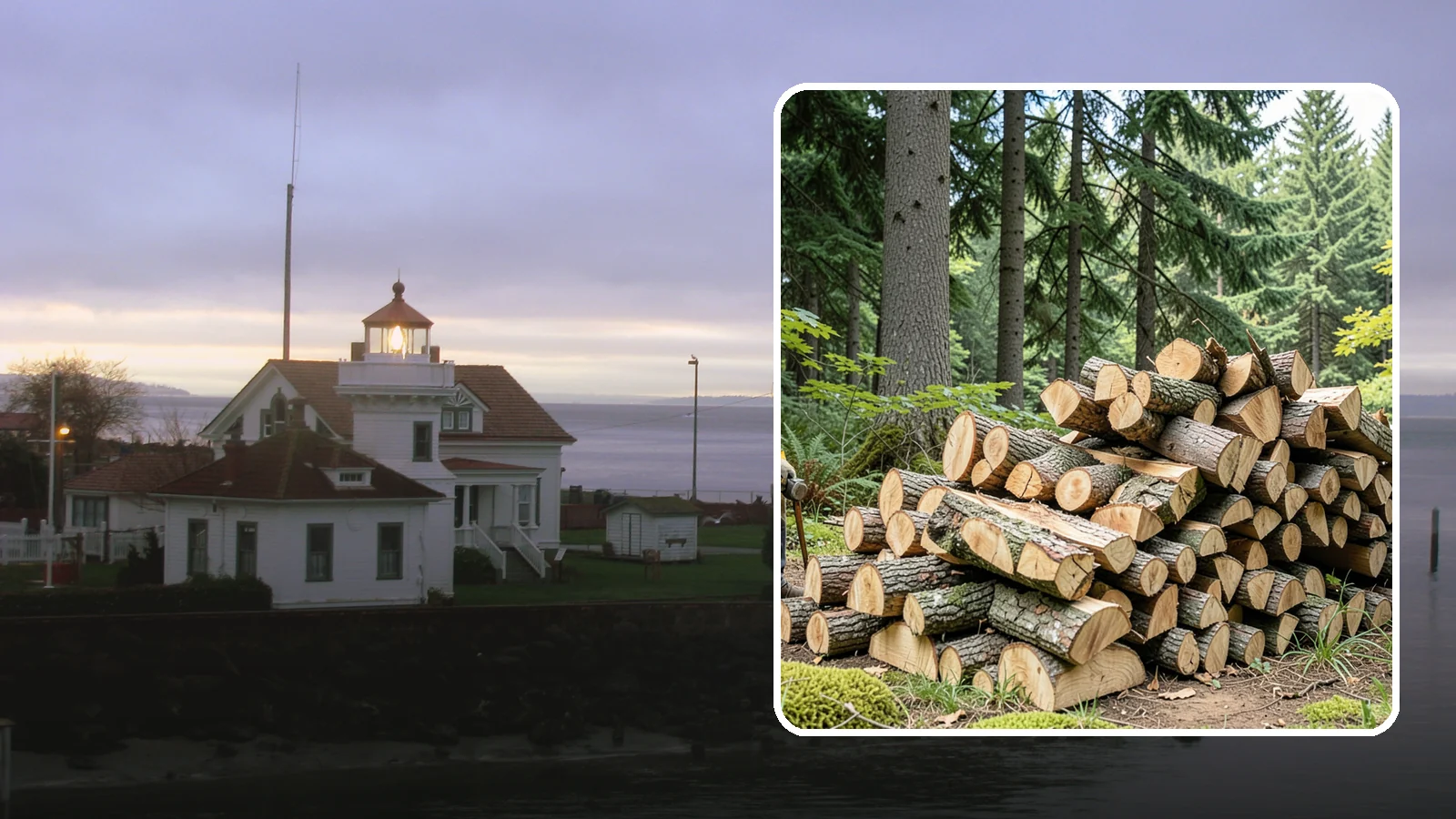 Sustainable Firewood in Mukilteo, Snohomish County, WA - We supply firewood sourced with care for the Pacific Northwest forests and communities that produce it.