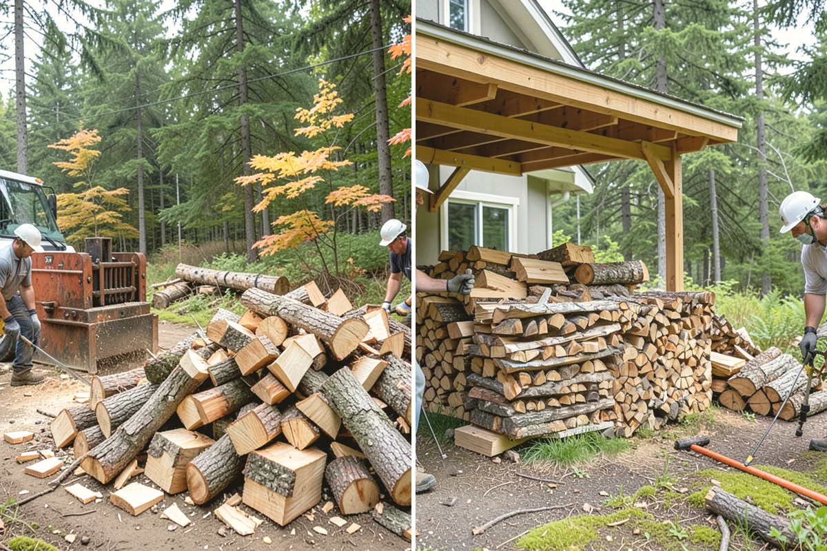 Sustainable Firewood in Mukilteo, Snohomish County, WA - Identify responsibly managed and salvageable sources