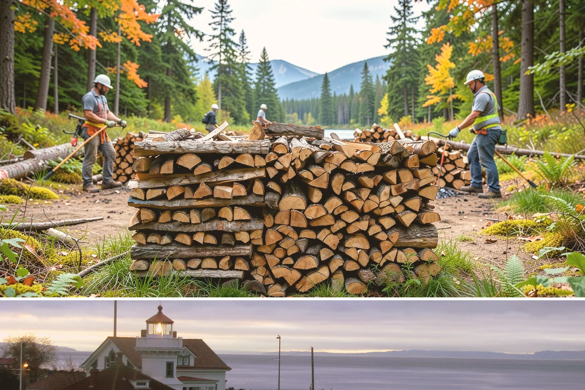 Sustainable Firewood in Mukilteo, Snohomish County, WA - Available year-round, with fall and winter ordering popular as households stock up responsibly for the heating season.