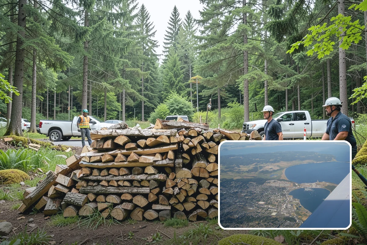 Sustainable Firewood in Oak Harbor, Island County, WA - Sourced with care for regional forest health