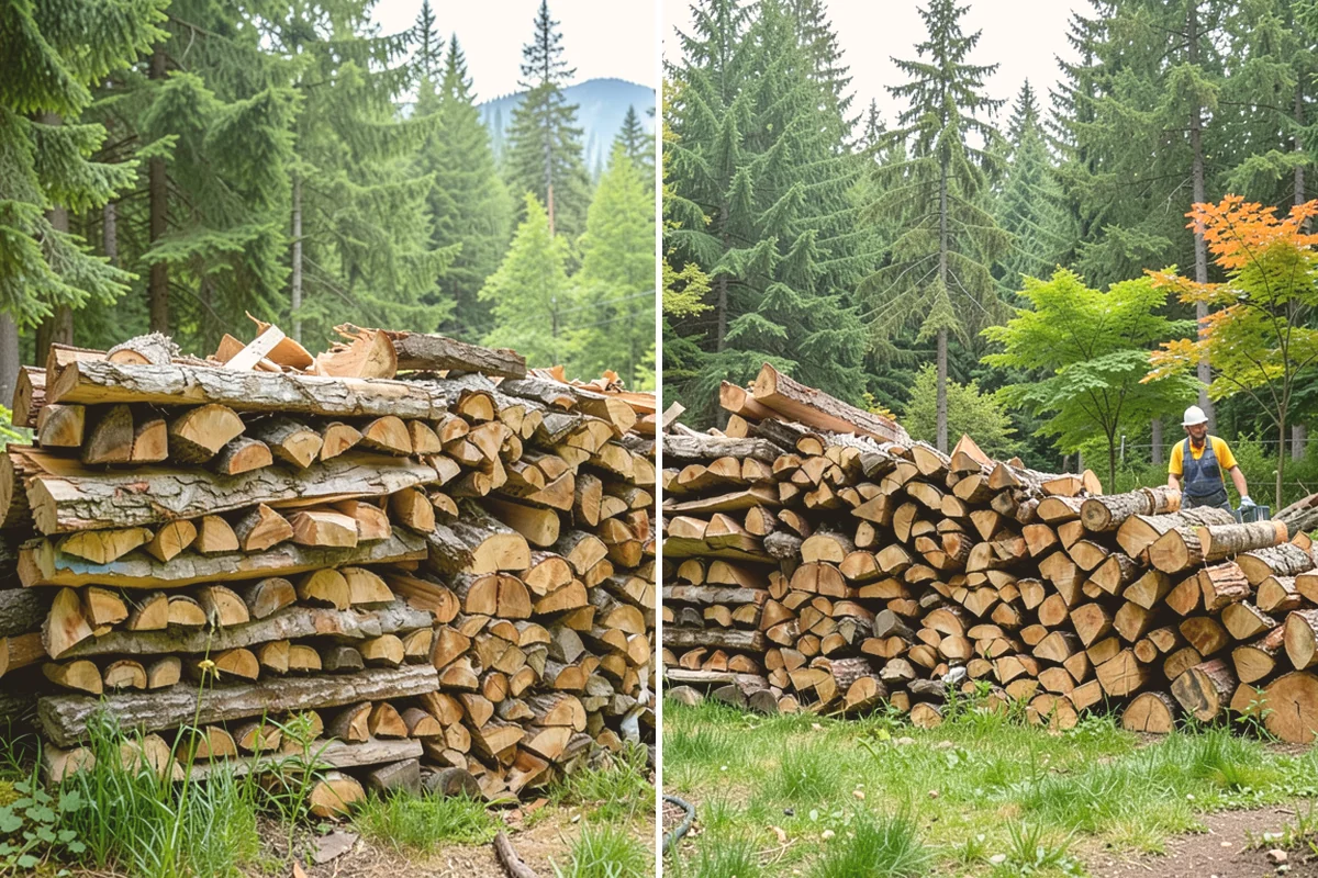 Sustainable Firewood in Orting, Pierce County, WA - Identify responsibly managed and salvageable sources