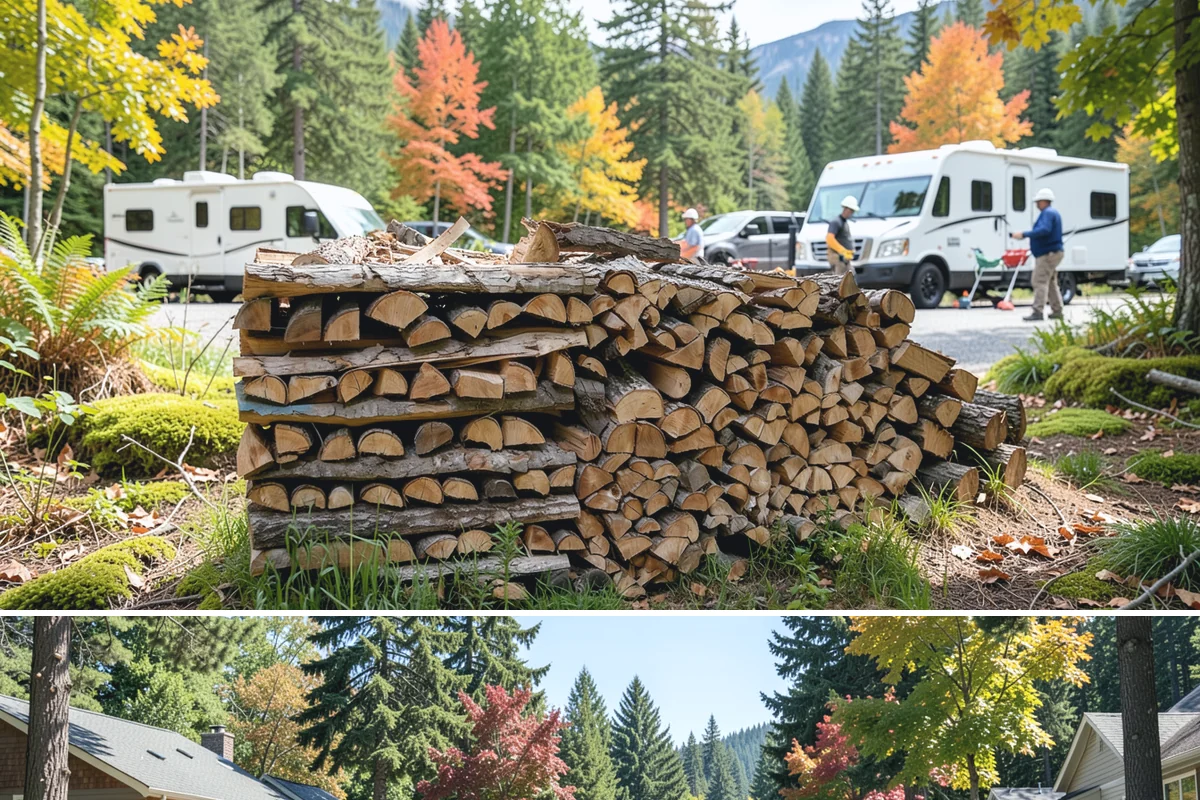 Sustainable Firewood in Orting, Pierce County, WA - Available year-round, with fall and winter ordering popular as households stock up responsibly for the heating season.