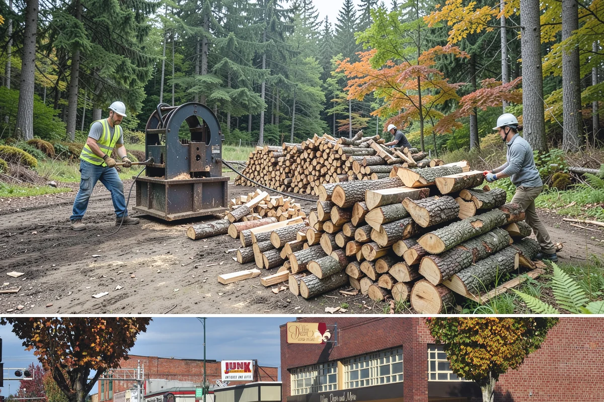 Sustainable Firewood in Puyallup, Pierce County, WA - Available year-round, with fall and winter ordering popular as households stock up responsibly for the heating season.