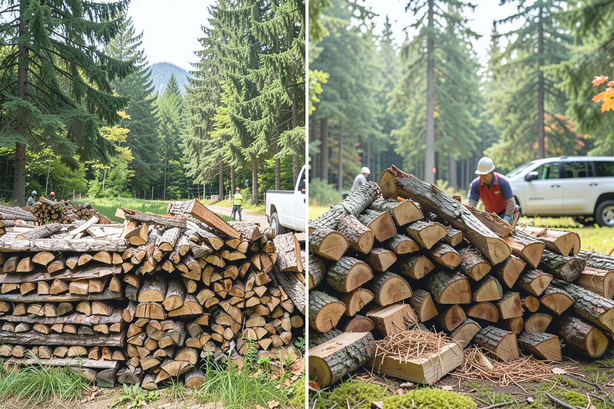 Sustainable Firewood in Redmond, King County, WA - Identify responsibly managed and salvageable sources