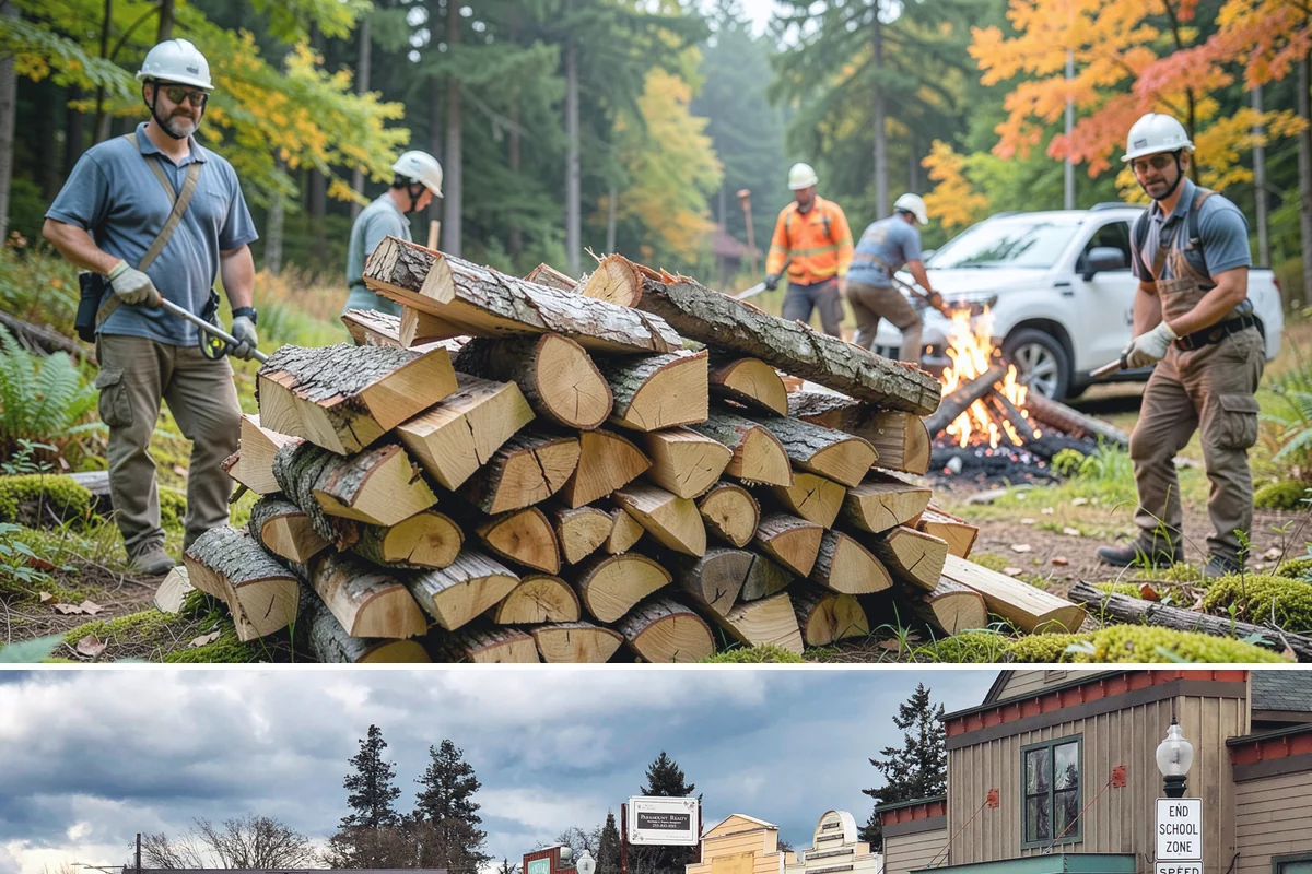 Sustainable Firewood in Roy, Pierce County, WA - Available year-round, with fall and winter ordering popular as households stock up responsibly for the heating season.
