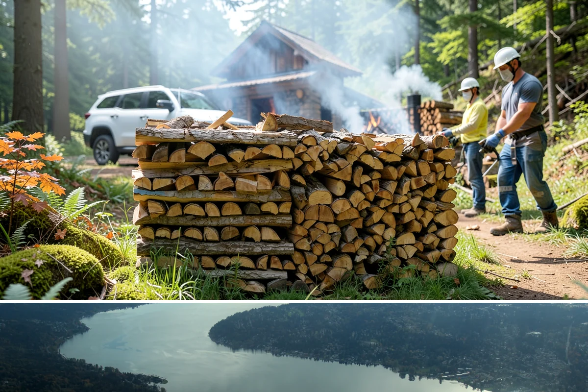 Sustainable Firewood in Sammamish, King County, WA - Available year-round, with fall and winter ordering popular as households stock up responsibly for the heating season.