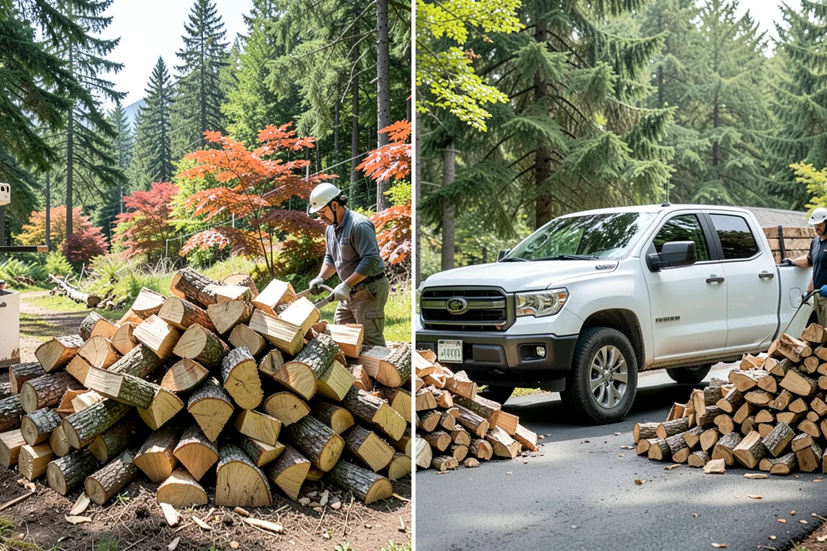 Sustainable Firewood in Seattle, King County, WA - Identify responsibly managed and salvageable sources