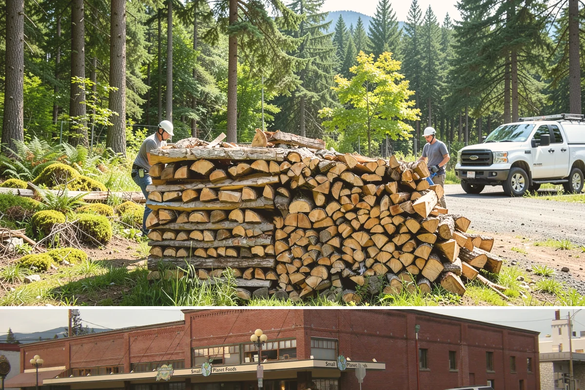 Sustainable Firewood in Sedro-Woolley, Skagit County, WA - Available year-round, with fall and winter ordering popular as households stock up responsibly for the heating season.