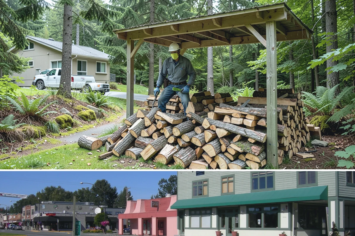 Sustainable Firewood in Snoqualmie, King County, WA - Available year-round, with fall and winter ordering popular as households stock up responsibly for the heating season.