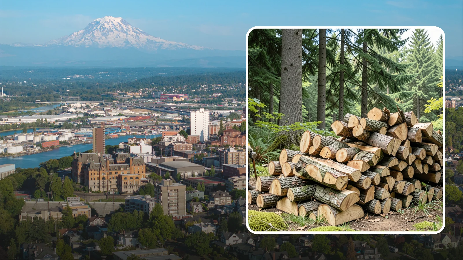 Sustainable Firewood in Tacoma, Pierce County, WA - We supply firewood sourced with care for the Pacific Northwest forests and communities that produce it.