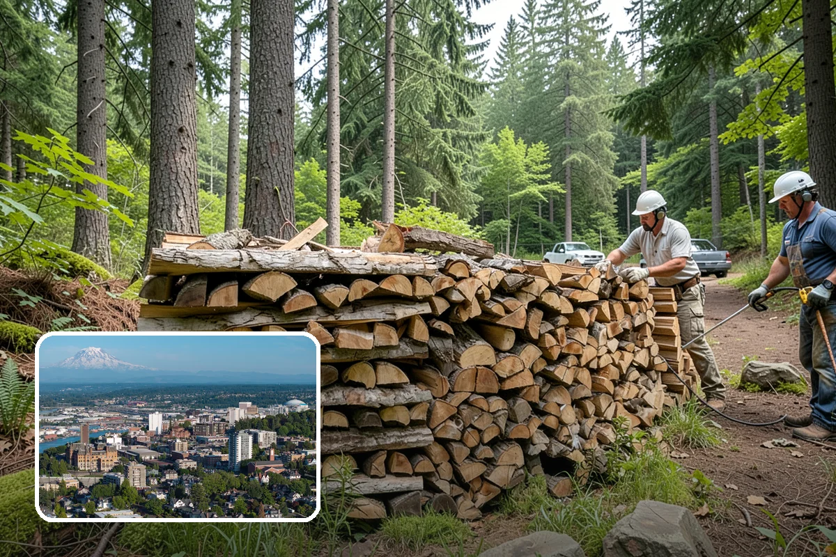 Sustainable Firewood in Tacoma, Pierce County, WA - Sourced with care for regional forest health