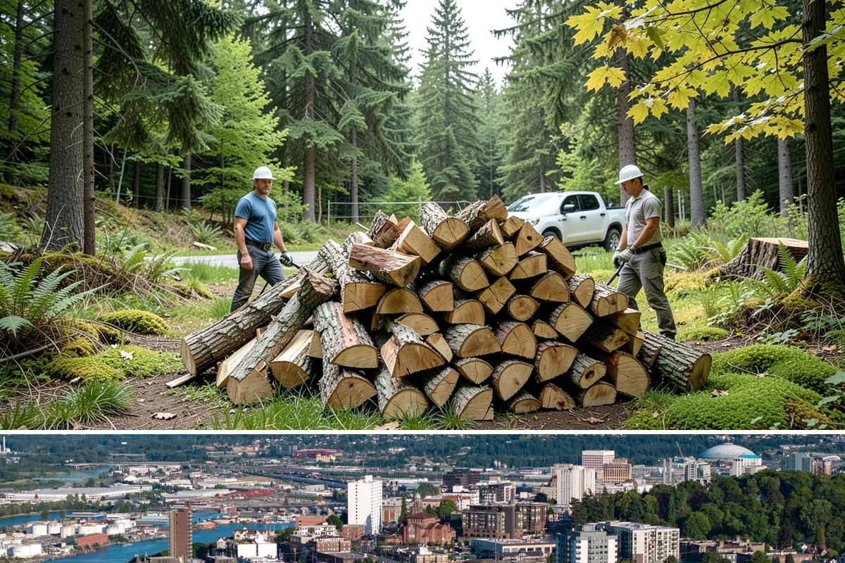 Sustainable Firewood in Tacoma, Pierce County, WA - Available year-round, with fall and winter ordering popular as households stock up responsibly for the heating season.