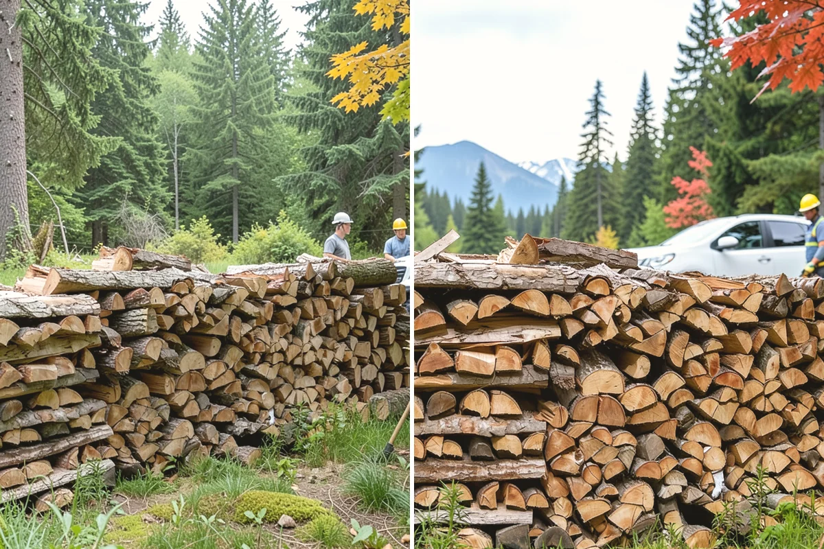 Sustainable Firewood in University Place, Pierce County, WA - Identify responsibly managed and salvageable sources