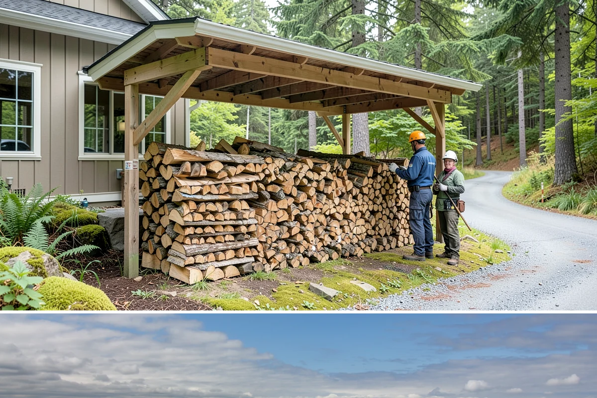 Sustainable Firewood in University Place, Pierce County, WA - Available year-round, with fall and winter ordering popular as households stock up responsibly for the heating season.