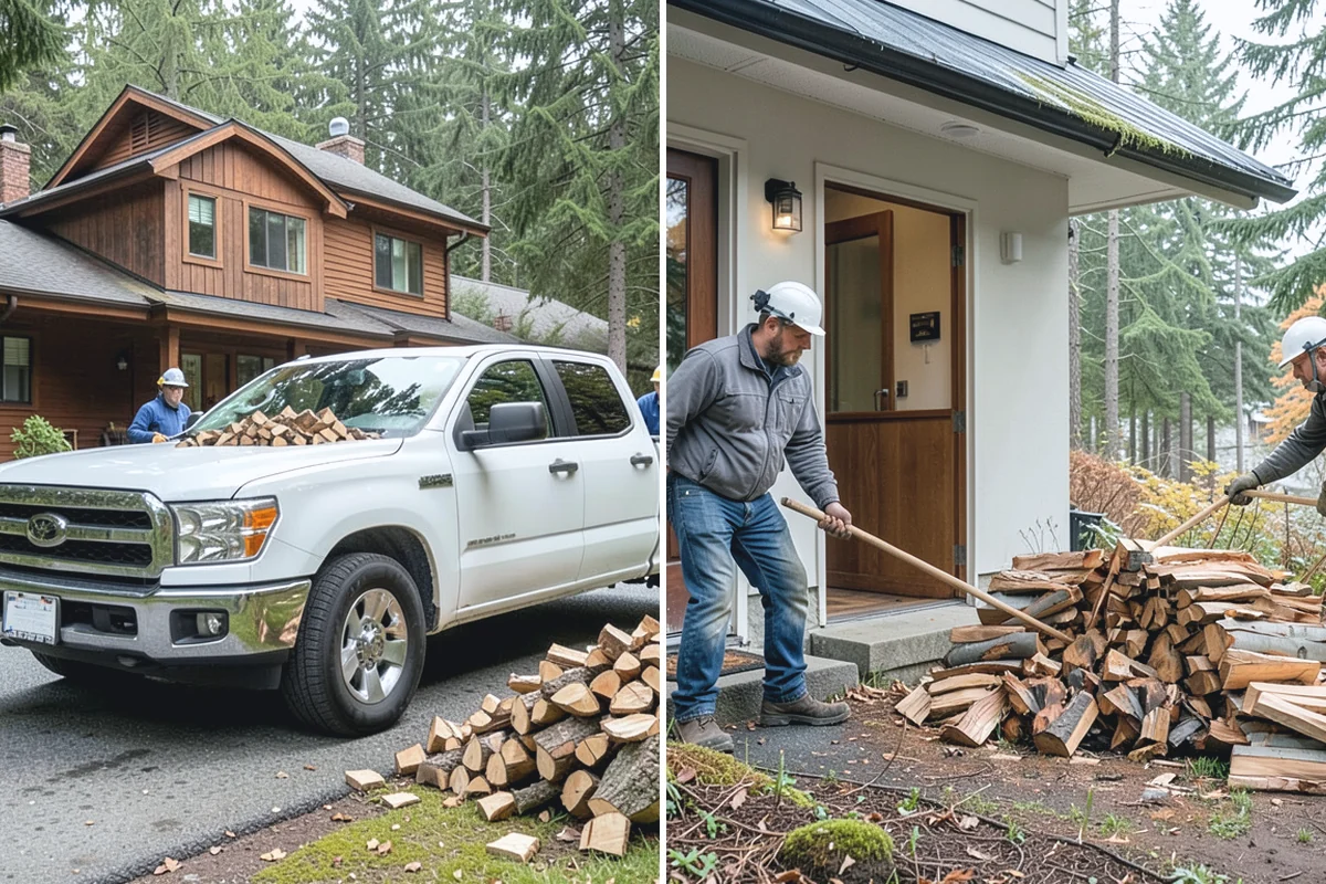 Sustainable Firewood in Woodinville, King County, WA - Identify responsibly managed and salvageable sources