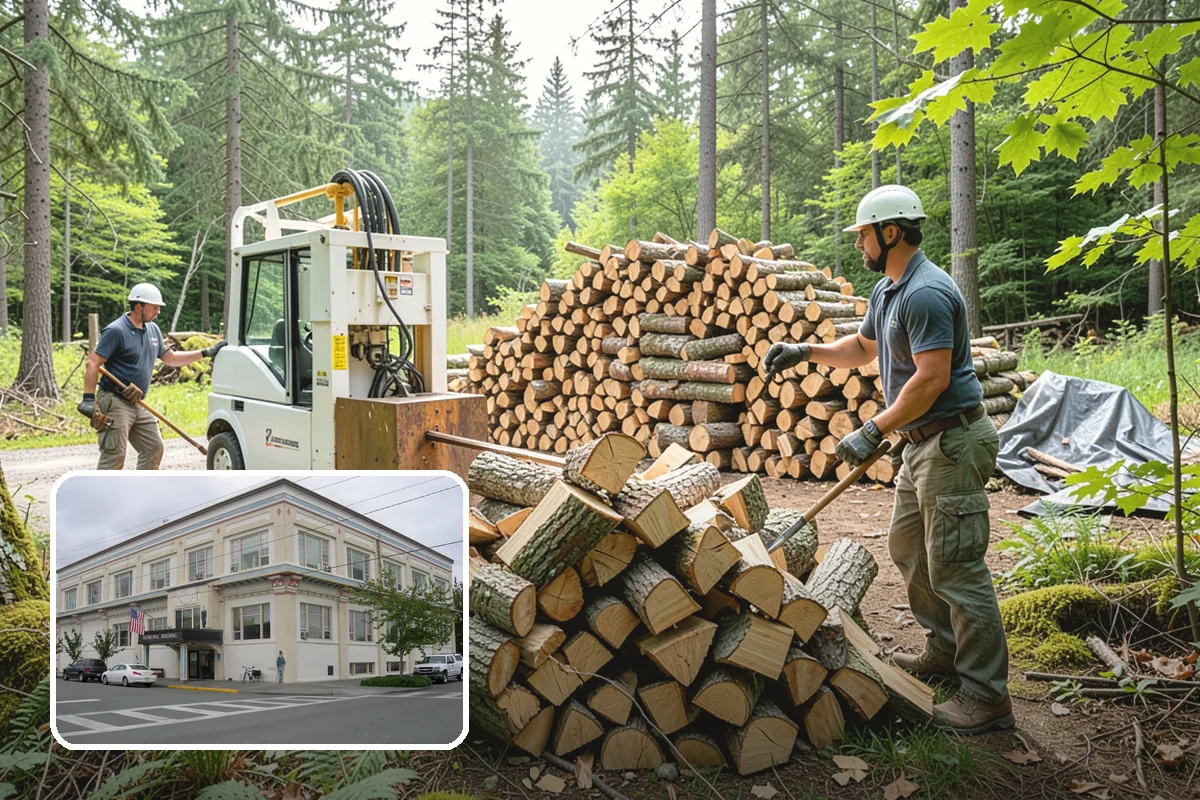 Three Cord Firewood in Anacortes, Skagit County, WA - A deep reserve for whole-winter wood heating