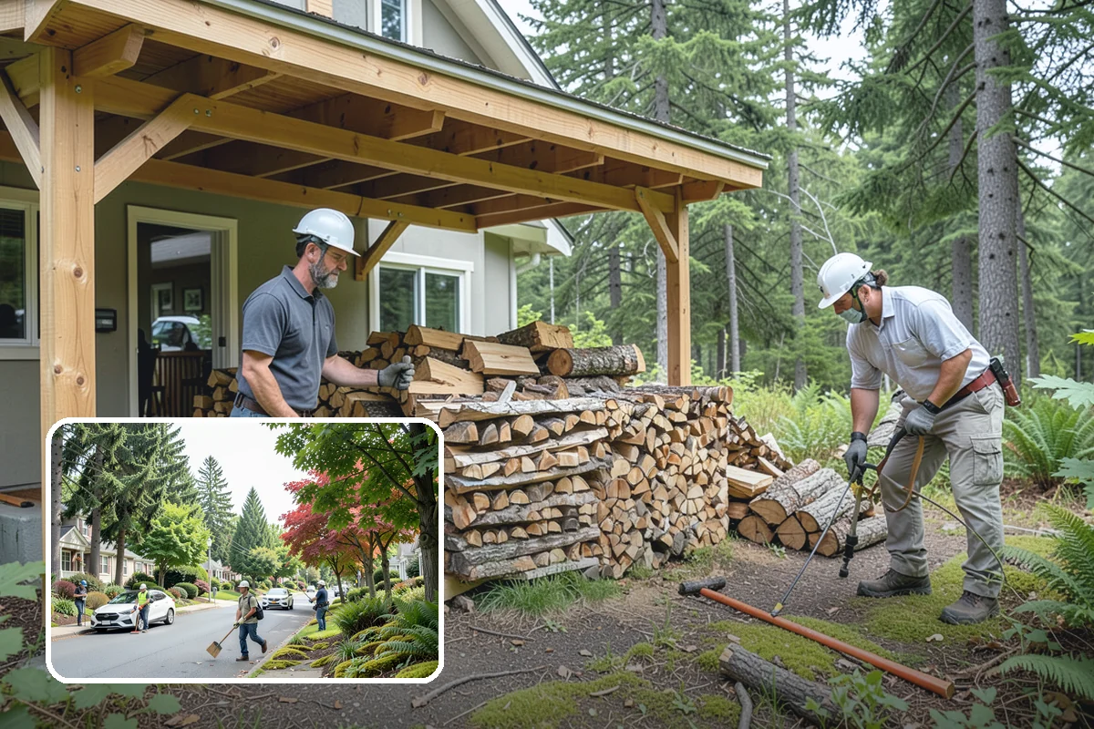 Three Cord Firewood in Beaux Arts Village, King County, WA - A deep reserve for whole-winter wood heating