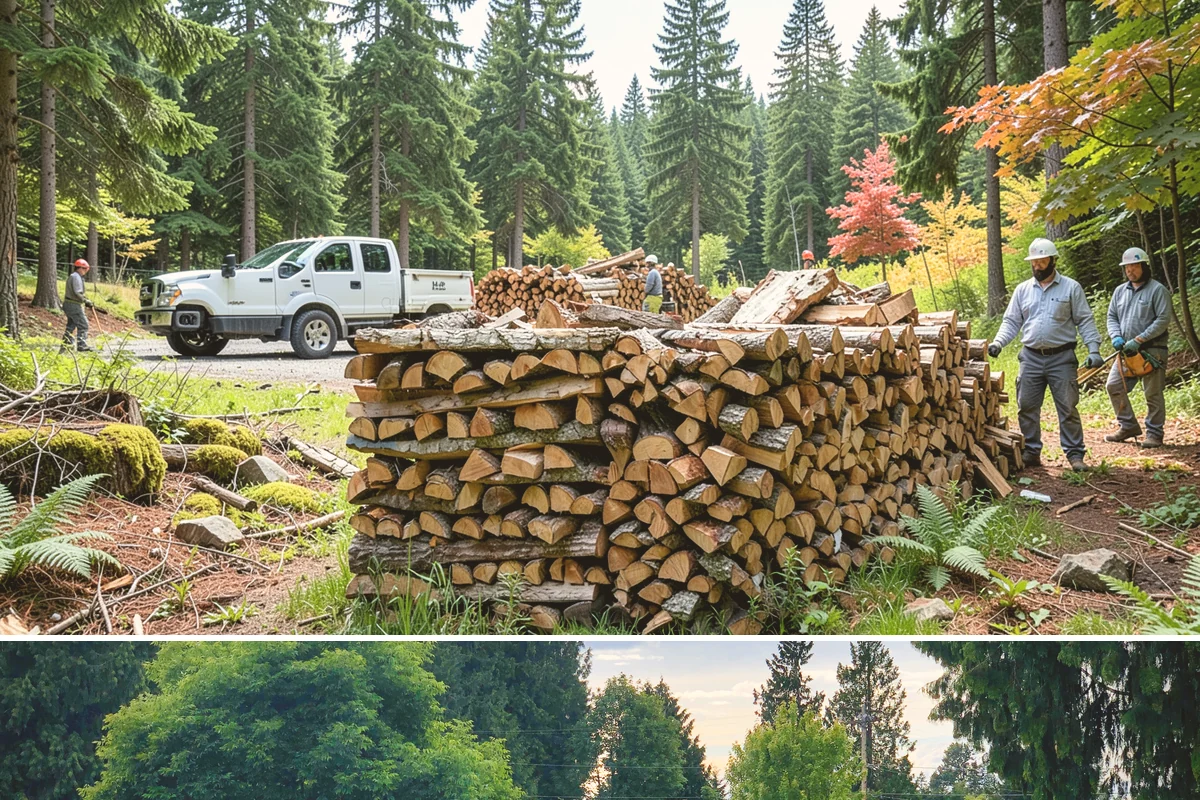 Three Cord Firewood in Bonney Lake, Pierce County, WA - Order three cords in late summer to guarantee a full winter's reserve before demand peaks.