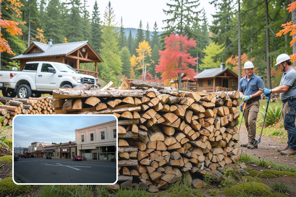 Three Cord Firewood in Burlington, Skagit County, WA - A deep reserve for whole-winter wood heating