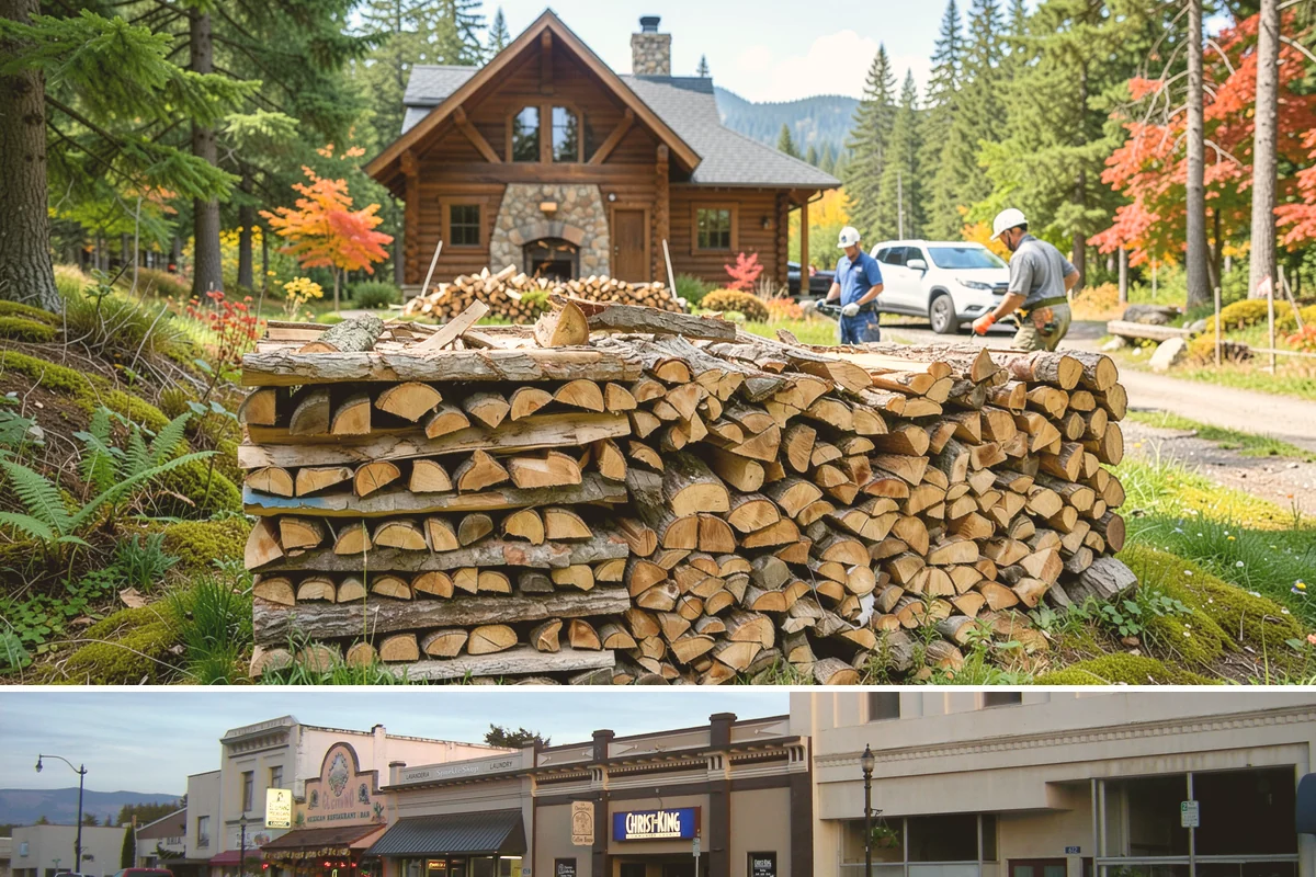 Three Cord Firewood in Burlington, Skagit County, WA - Order three cords in late summer to guarantee a full winter's reserve before demand peaks.