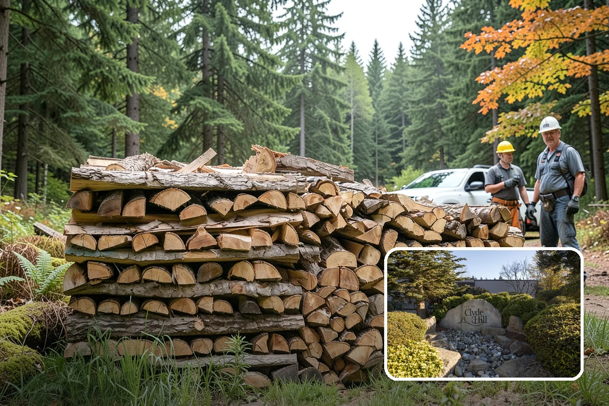 Three Cord Firewood in Clyde Hill, King County, WA - A deep reserve for whole-winter wood heating