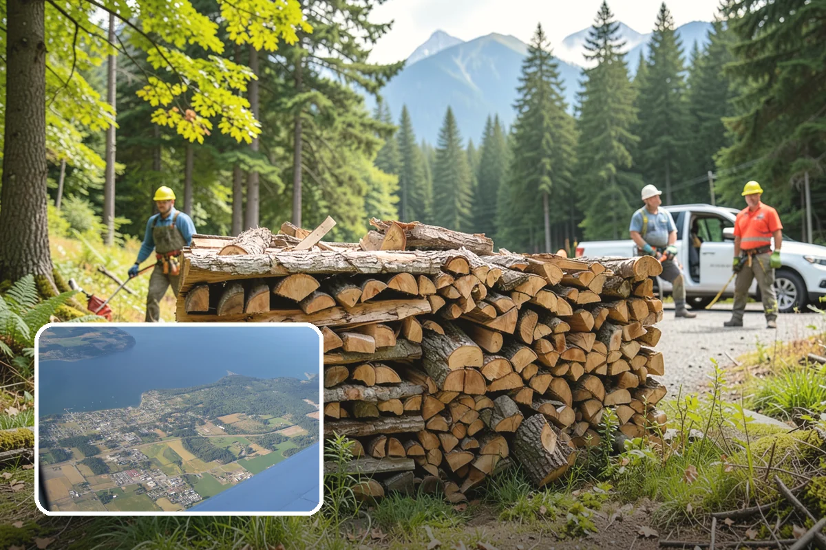 Three Cord Firewood in Coupeville, Island County, WA - A deep reserve for whole-winter wood heating