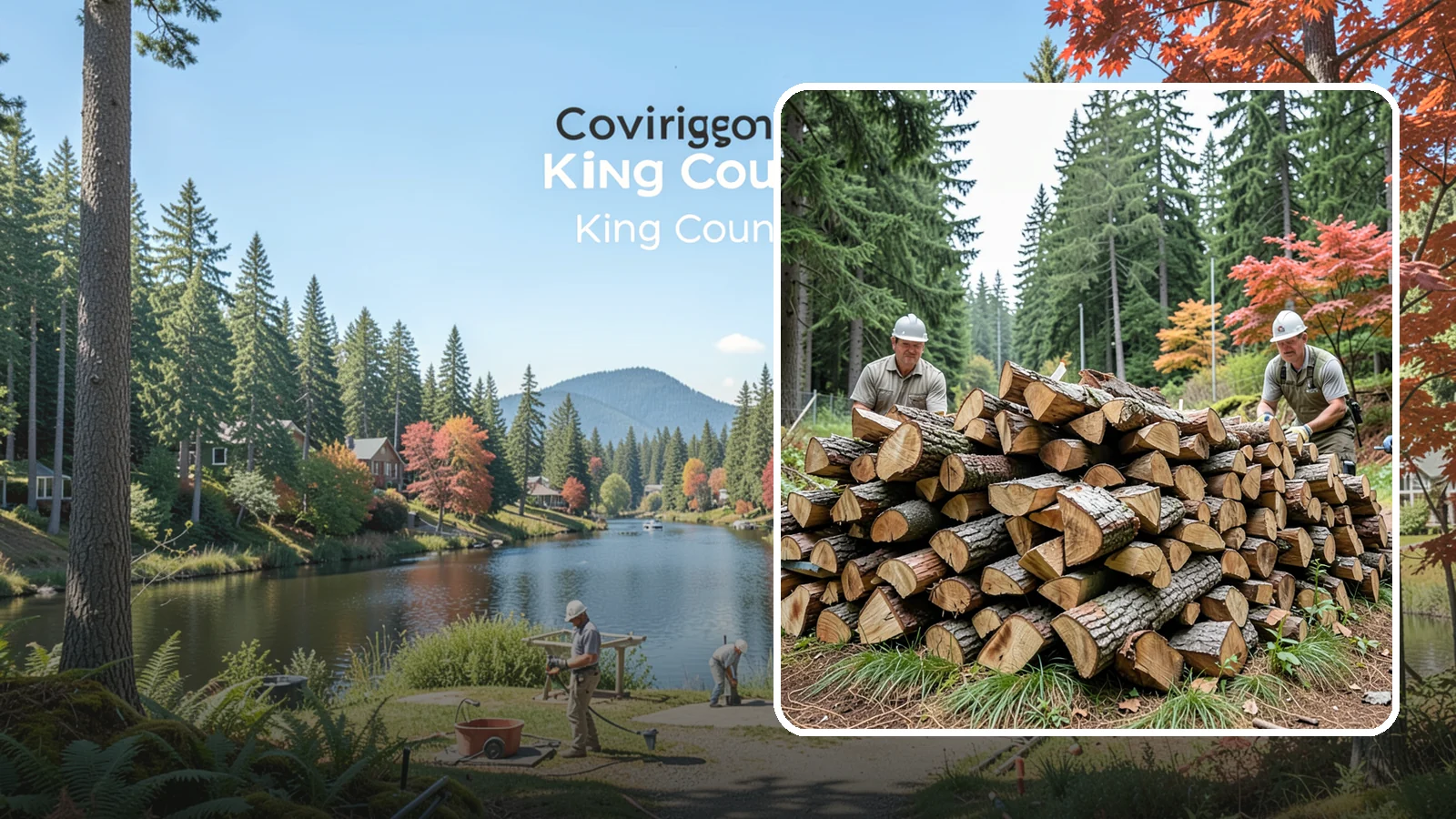 Three Cord Firewood in Covington, King County, WA - Three full cords of seasoned firewood for the heaviest home heating and long-season demand.