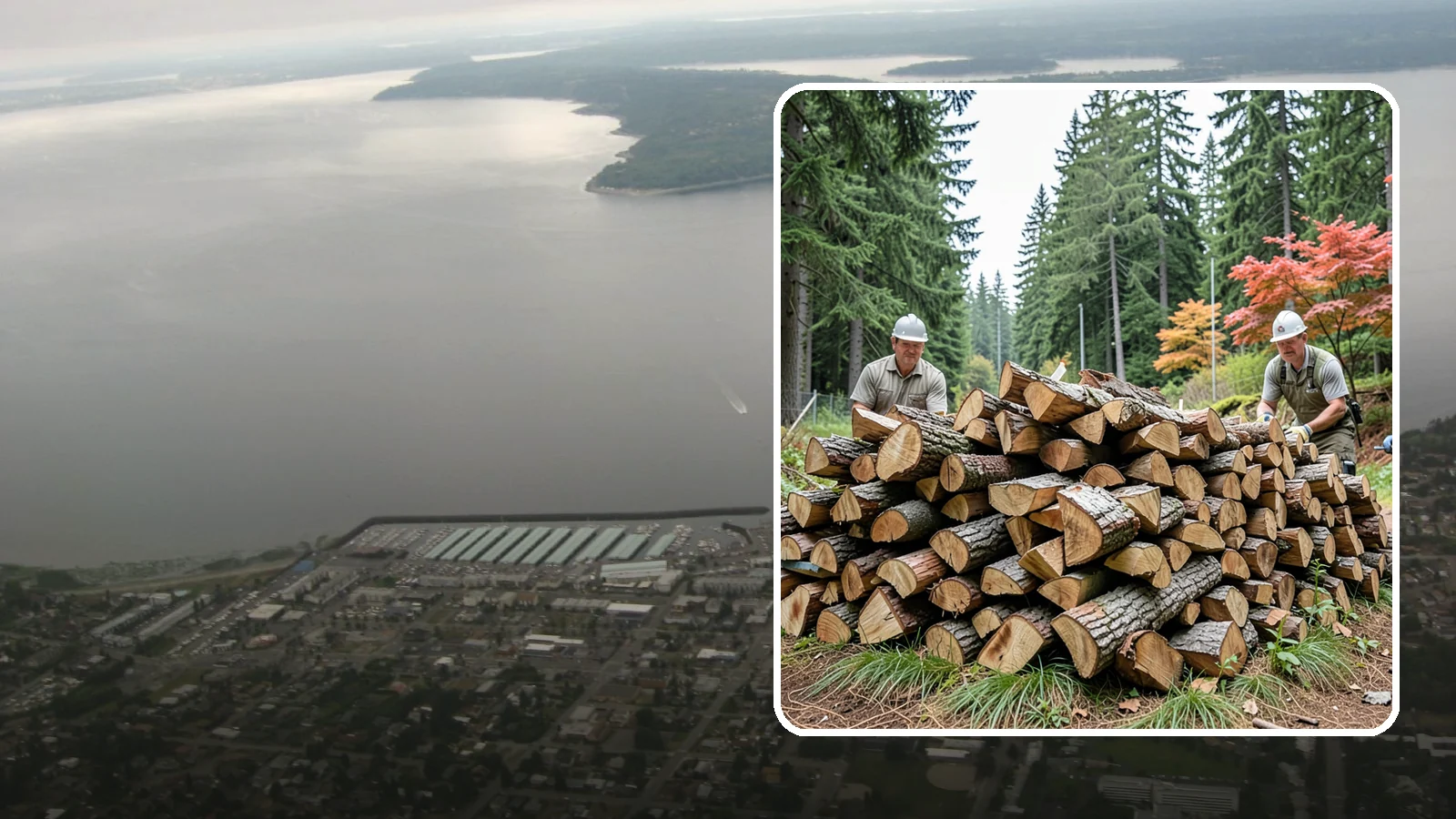 Three Cord Firewood in Des Moines, King County, WA - Three full cords of seasoned firewood for the heaviest home heating and long-season demand.