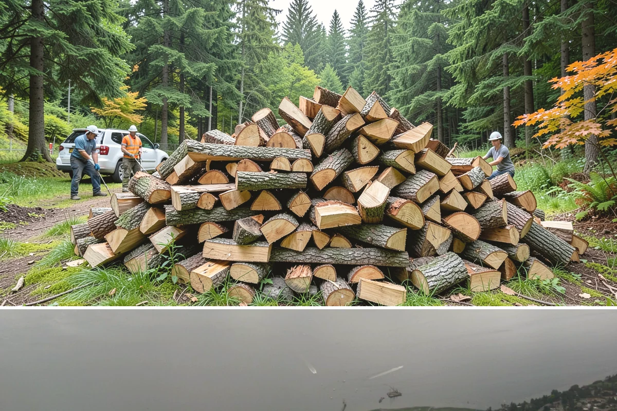 Three Cord Firewood in Des Moines, King County, WA - Order three cords in late summer to guarantee a full winter's reserve before demand peaks.