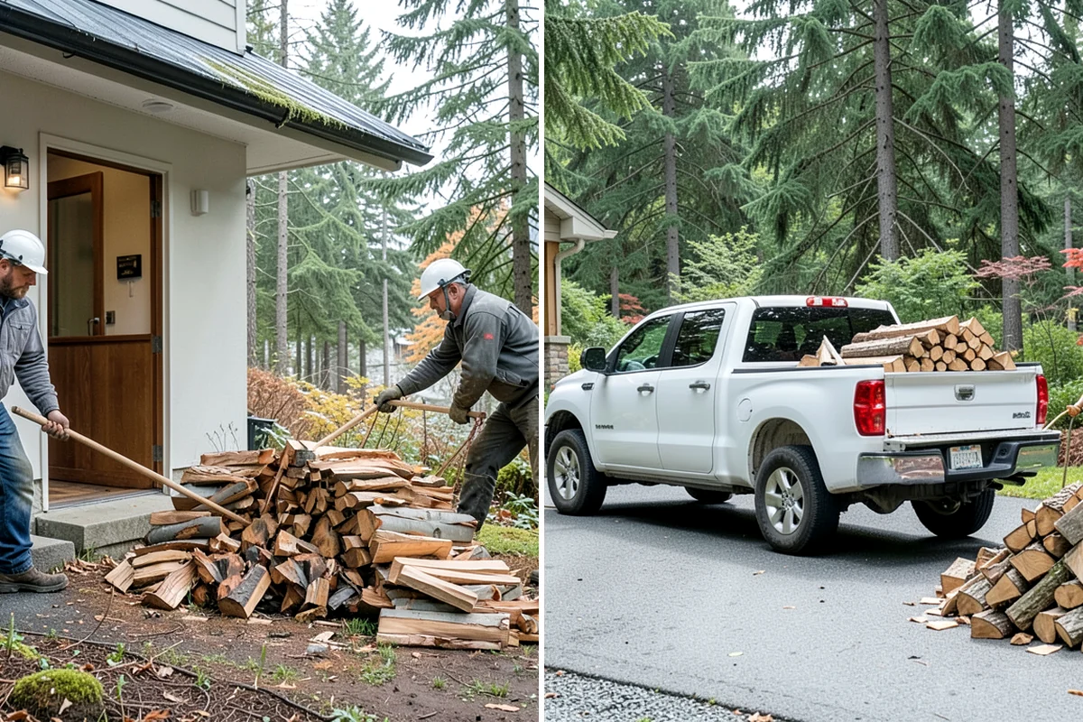 Three Cord Firewood in DuPont, Pierce County, WA - Confirm your three-cord order and access details