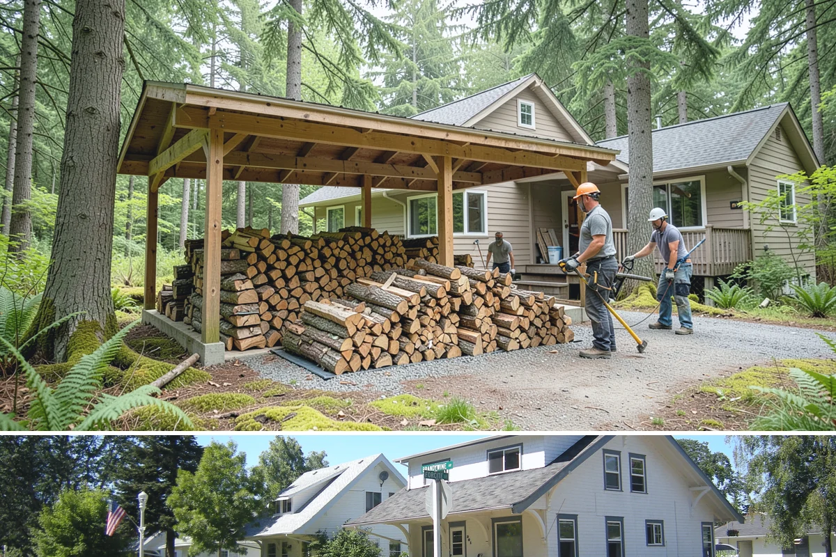 Three Cord Firewood in DuPont, Pierce County, WA - Order three cords in late summer to guarantee a full winter's reserve before demand peaks.