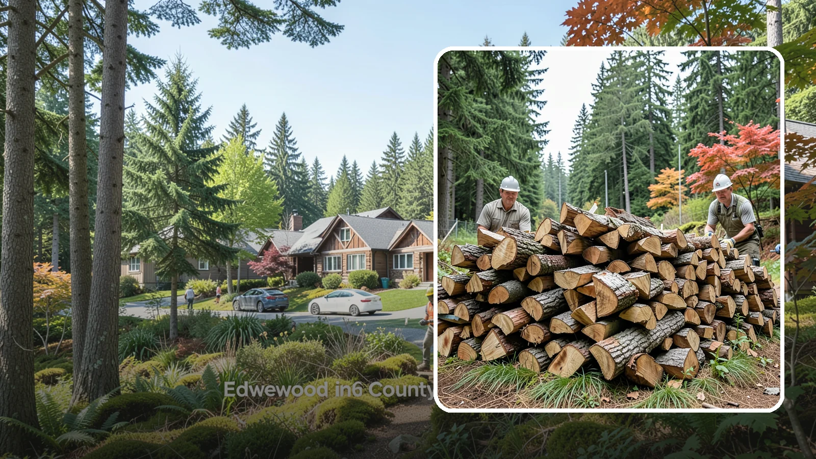 Three Cord Firewood in Edgewood, Pierce County, WA - Three full cords of seasoned firewood for the heaviest home heating and long-season demand.