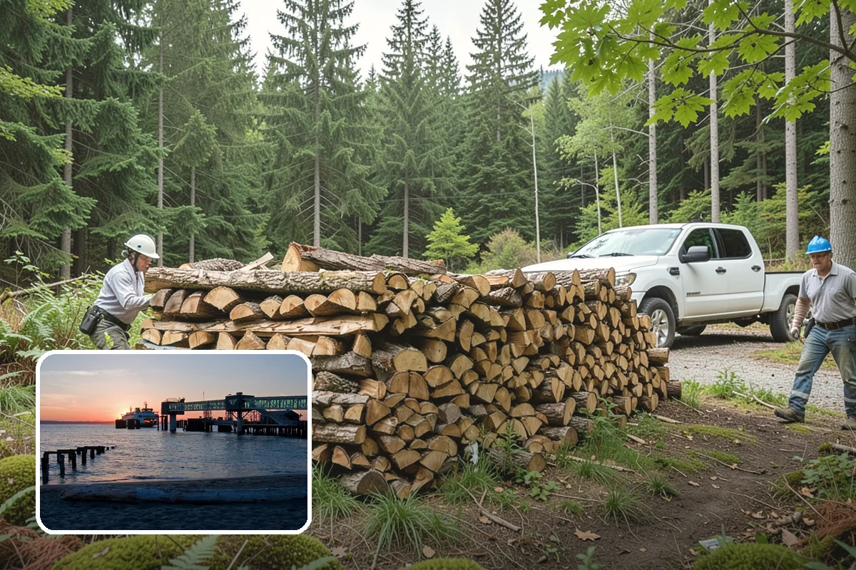 Three Cord Firewood in Edmonds, Snohomish County, WA - A deep reserve for whole-winter wood heating