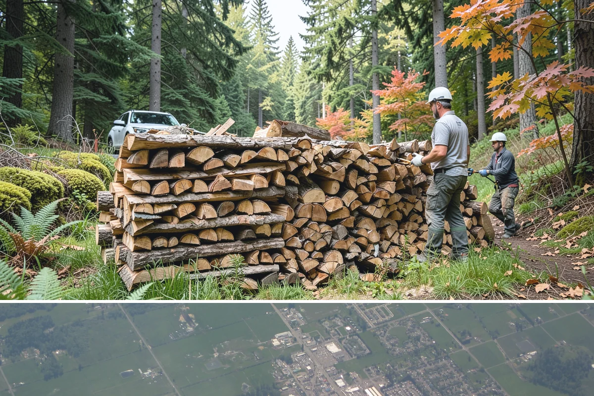 Three Cord Firewood in Enumclaw, King County, WA - Order three cords in late summer to guarantee a full winter's reserve before demand peaks.