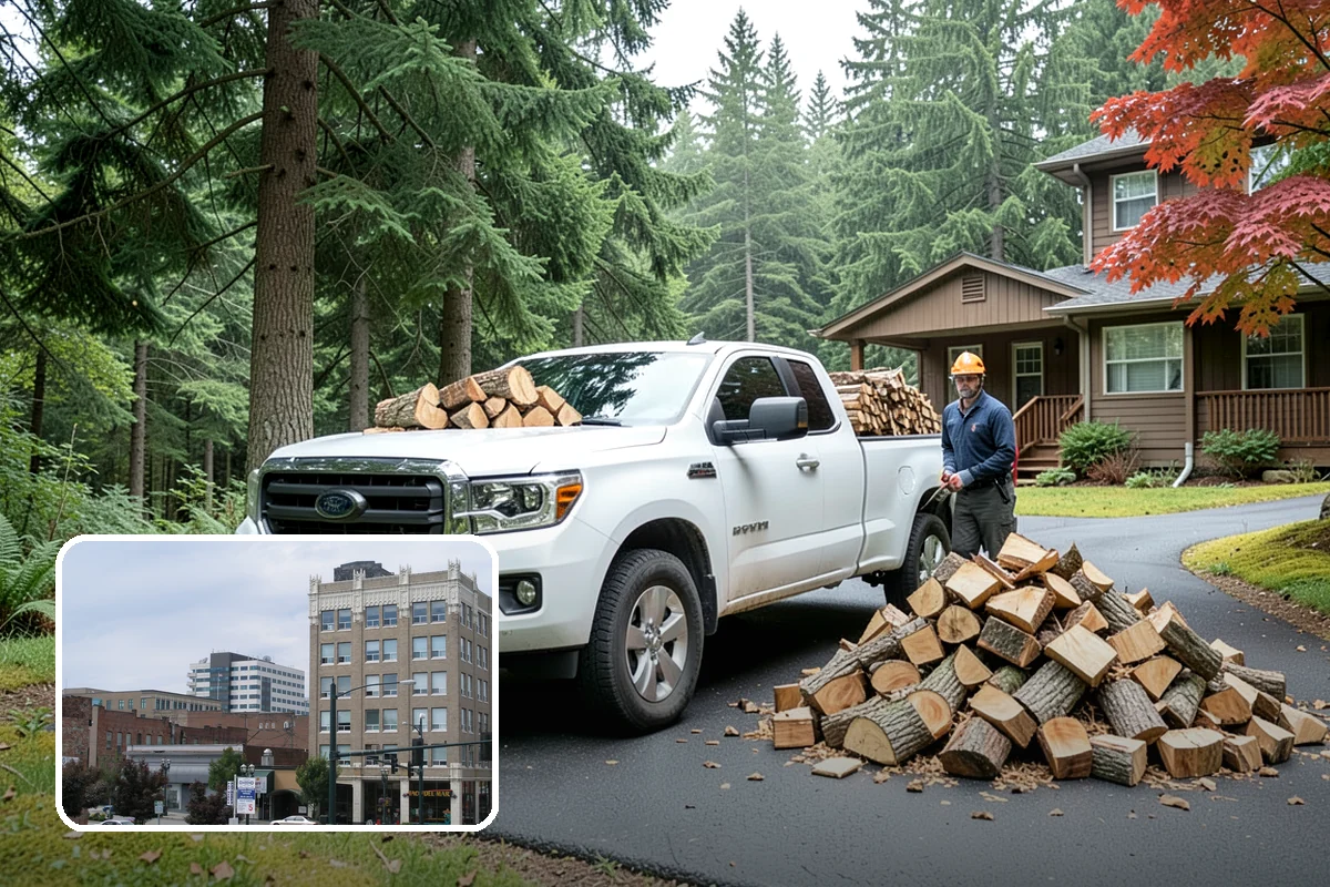 Three Cord Firewood in Everett, Snohomish County, WA - A deep reserve for whole-winter wood heating