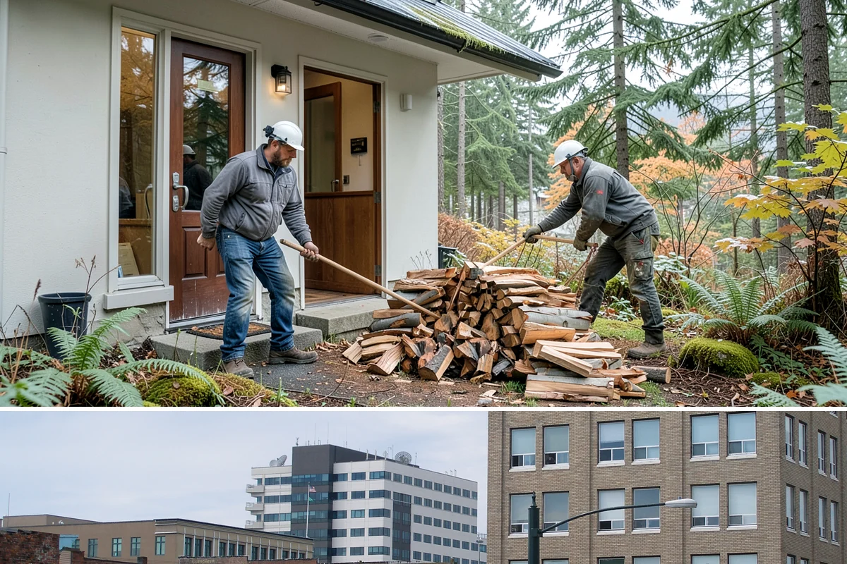 Three Cord Firewood in Everett, Snohomish County, WA - Order three cords in late summer to guarantee a full winter's reserve before demand peaks.