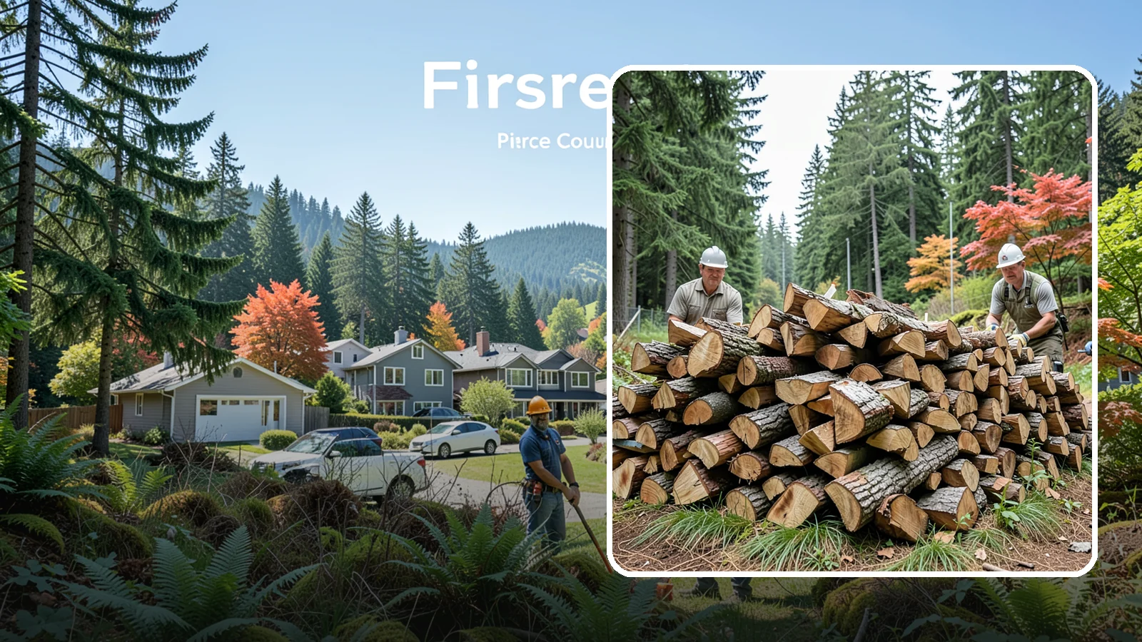 Three Cord Firewood in Fircrest, Pierce County, WA - Three full cords of seasoned firewood for the heaviest home heating and long-season demand.